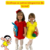 Fantasia Infantil Magali Completa Roupa Temática Turma Mônica Tamanho P - comprar online