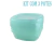 Kit 3 Pote 1178ml Quadrado Livre PBA Microondas Freezer Vasilha - KidsBeHappy