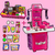 Kit Cozinha Infantil Completa Grande C/ Acessórios Fogão Pia - Rosa - comprar online
