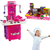 Kit Cozinha Infantil Completa Grande C/ Acessórios Fogão Pia - Rosa