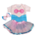 Body Pequena Fantasia Sereia de Bebe Lacinho Sainha Faixa