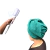 Kit de Banho Toalha Mágica Toca Seca Cabelo Turbante + Escova de Banho Lavagem Costas Mácia 40cm - comprar online