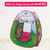 Toca Barraca Tenda Infantil Princesa Divertida Dobrável Com Variações Bolinhas Coloridas - KidsBeHappy