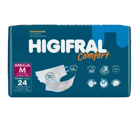 Fralda Adulto Higifral Confort Mega