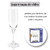 Jogo 6 Taças de Vidro Vinho 190ml - KidsBeHappy