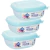 Kit 3 Pote 1178ml Quadrado Livre PBA Microondas Freezer Vasilha na internet