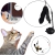 Brinquedo Interativo para Gato Varinha Pena Com Ventosa