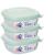 Kit 3 Pote 1178ml Quadrado Livre PBA Microondas Freezer Vasilha - comprar online