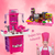 Kit Cozinha Infantil Completa Grande C/ Acessórios Fogão Pia - Rosa na internet