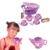 Kit Cozinha Infantil Chazinho Cesta Bule Acessórios Premium