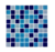 Mosaico para Alberca Cristalo Vitreo 2.5x2.5 cm – Mezcla de Azules (2 m²)