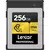 Cartão de Memória Lexar CFexpress Gold Series Tipo B 256GB com velocidade de leitura de até 1750MB/s