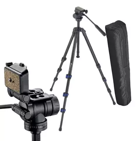 Tripé Profissional WF-5316 com Cabeça Hidráulica