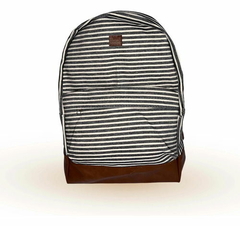 Mochila De Lona El Fortín Gaucho Con Porta Notebook Zebra