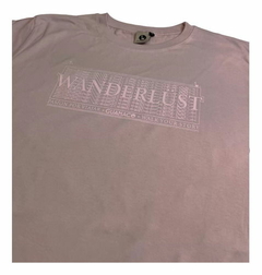 Remera Estampada Guanaco - Wander Letter Rosa - comprar online