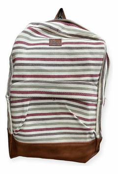 Mochila De Lona El Fortin Gaucho Porta Notebook - Iruya