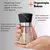 Kit 2 Moedor Triturador De Temperos - PulseMix De Vidro e Inox