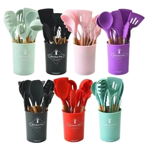 Kit Colher Silicone para Cozinha - ChefFlex - comprar online