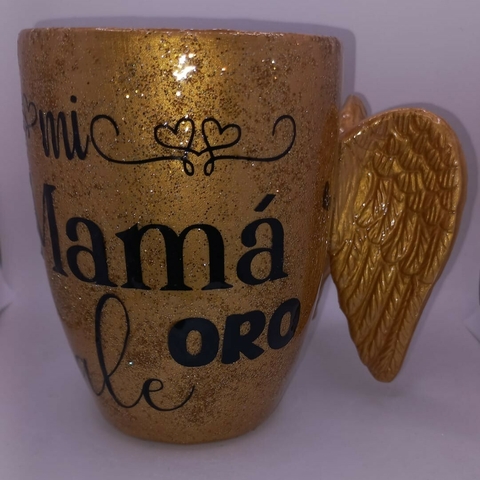 Mi mamá vale oro - Taza de Ceramica 
