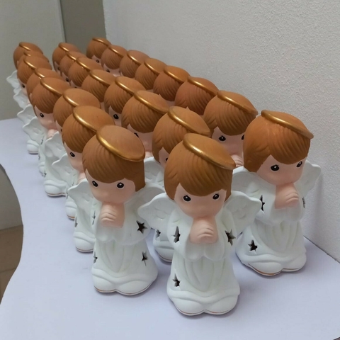 Figuras de cerámica de Angelitos