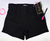 shorts Preto curto com botões - comprar online