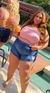 Short jeans plus size "Xtra Charmy" na internet