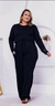 Conjunto Plus Size Calça Reta Elástico Blusa Manga longa - comprar online