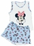 Conjunto Pijama Feminino Verão Roupa de Dormir, blusinha com manga, regata e alcinha c\ shorts Diversos Personagens. - blessedstore.net.br