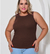 regata canelada plus size na internet