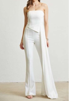 Set De pantalon liso con blusa con Maxi cauda - tienda en línea