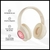Auriculares Bluetooth Inalámbricos con Vincha Plegable – Color Beige en internet