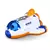 NAVE ESPACIAL INFANTIL COM ASTRONAUTA - BRANCO/LARANJA