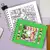 KIT LIVRO DE COLORIR CAPA DURA VERDE + 24 CANETINHA PERMANENTE - comprar online