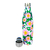 GARRAFA TÉRMICA AÇO INOX COM ESTAMPA 500ml - MODELO FLORES