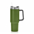 CANECA TÉRMICA AÇO INOX 1200ml COM ALÇA E CANUDO - VERDE