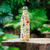 GARRAFA TÉRMICA AÇO INOX COM ESTAMPA 500ml - MODELO FLORES ROXO E AMARELO na internet