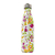 GARRAFA TÉRMICA AÇO INOX COM ESTAMPA 500ml - MODELO FLORES ROXO E AMARELO