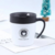 CANECA TÉRMICA AÇO INOX 350ml COM TAMPA E COLHER - BRANCO