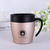 CANECA TÉRMICA AÇO INOX 350ml COM TAMPA E COLHER - ROSA - comprar online