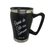 CANECA TÉRMICA AÇO INOX 320ml COM FRASES - DOURADO E PRETO