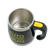 CANECA TÉRMICA MIXER MISTURADORA A PILHA 350ml AÇO INOX - PRETO - holybox.