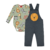 CONJUNTO MENINO JARDINEIRA LEÃO