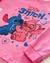 CAMISETA MANGA LONGA STITCH E ANGEL ROSA na internet