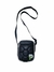Morral Bandolera Gajos negro Porta Celular P.U Borde Vivo Blanco