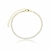 Pulseira Riviera Dourada Cristal