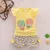 Conjuntos de roupas de bebê verão, camiseta + shorts