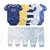 Kit com 5 peças Body + calças unisex - Baby Isis