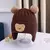 Chapéu de lã infantil modelo urso - Baby Isis