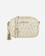 Bolsa Clássica Em Couro Metalizado Média - Dourado - Luiza Barcelos - comprar online