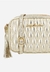 Bolsa Clássica Em Couro Metalizado Média - Dourado - Luiza Barcelos - ZAPATARIA SHOES